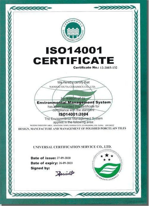 george-ISO 14001 – 2004-Certification